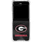 University of Georgia Black Jersey Galaxy Z Flip6 Clear Case